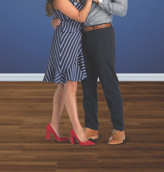 Couple dancing on floor | Speers Road Broadloom