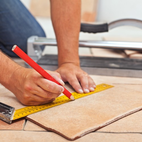 Tile installation | Speers Road Broadloom