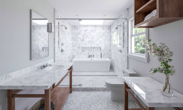 Bathroom natural stone | Speers Road Broadloom